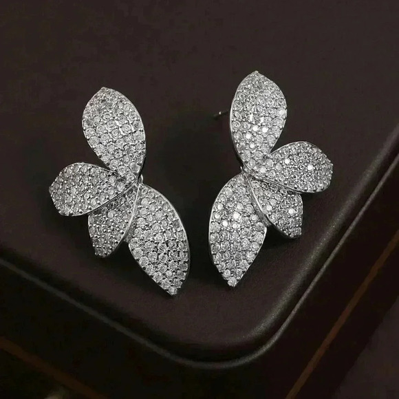 Women's Rakol Elegant Copper Irregular-Shaped Earrings - Picture 8 of 14